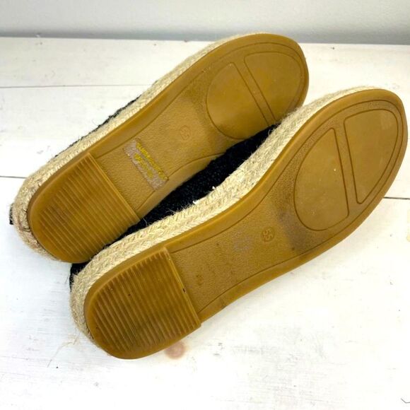 Bonnibel black crochet espadrilles 5.5 slip on - Picture 4 of 5